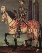Francois Clouet Franz i from France to horse oil painting reproduction
